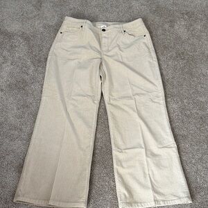 CAbi Beige Corduroy Trousers